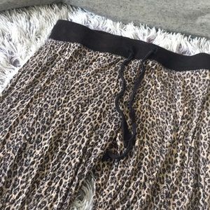 Flowy leopard print PJ pants